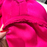 Christian Dior 1971 年秋冬高级定制洋红色礼服