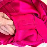 Christian Dior 1971 年秋冬高级定制洋红色礼服