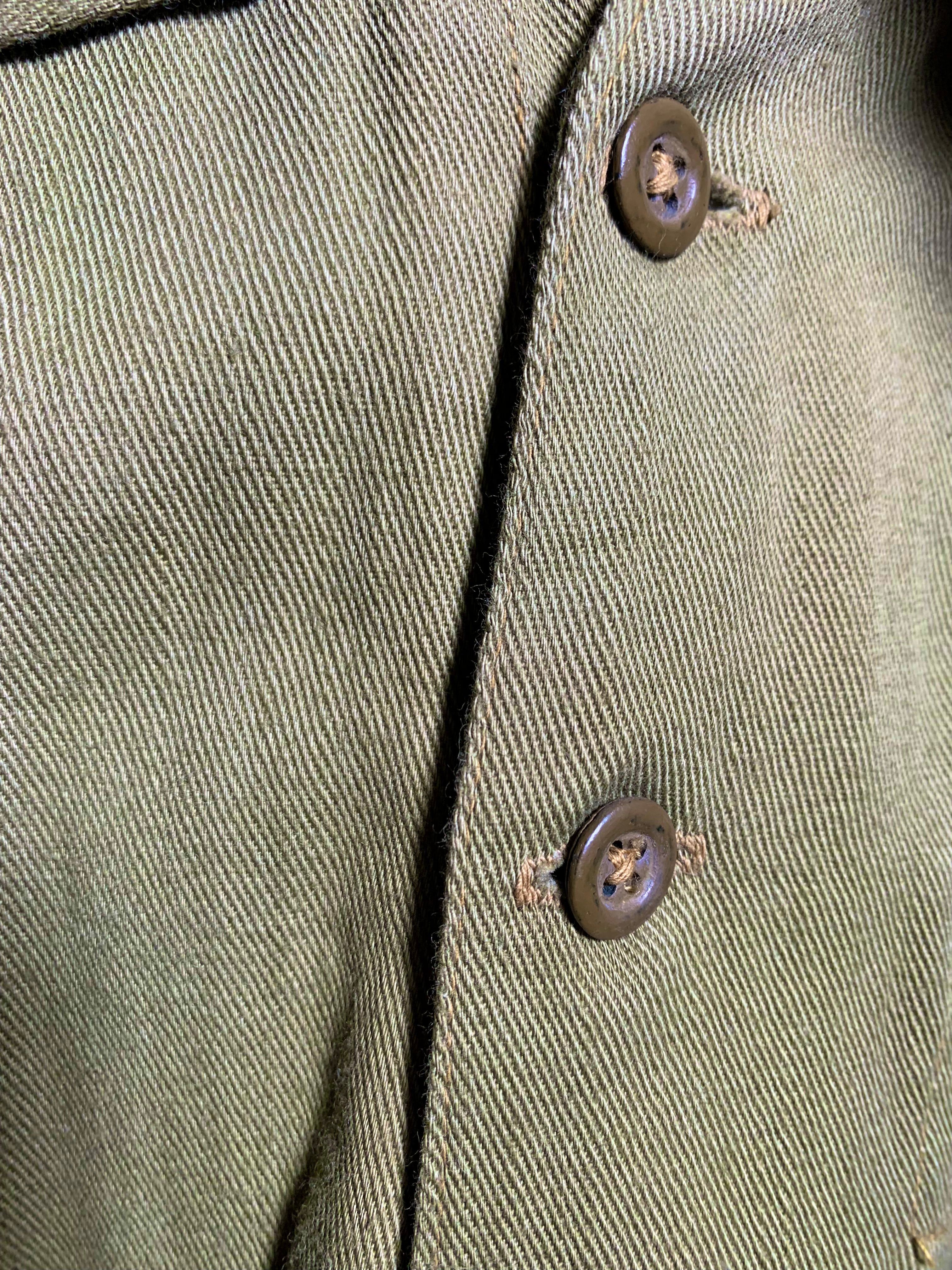 Rare 1920's Women's Camp Uniform Ensemble, detail