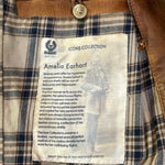 Belstaff Gold Label "Amelia Earhart" Brown Leather Flight Jacket INNER POCKET LABEL 5 OF 7