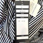 Undercover Co., Ltd Spring 2006 Runway Deconstructed Striped Black Tee Shirt, NWT, sales tags