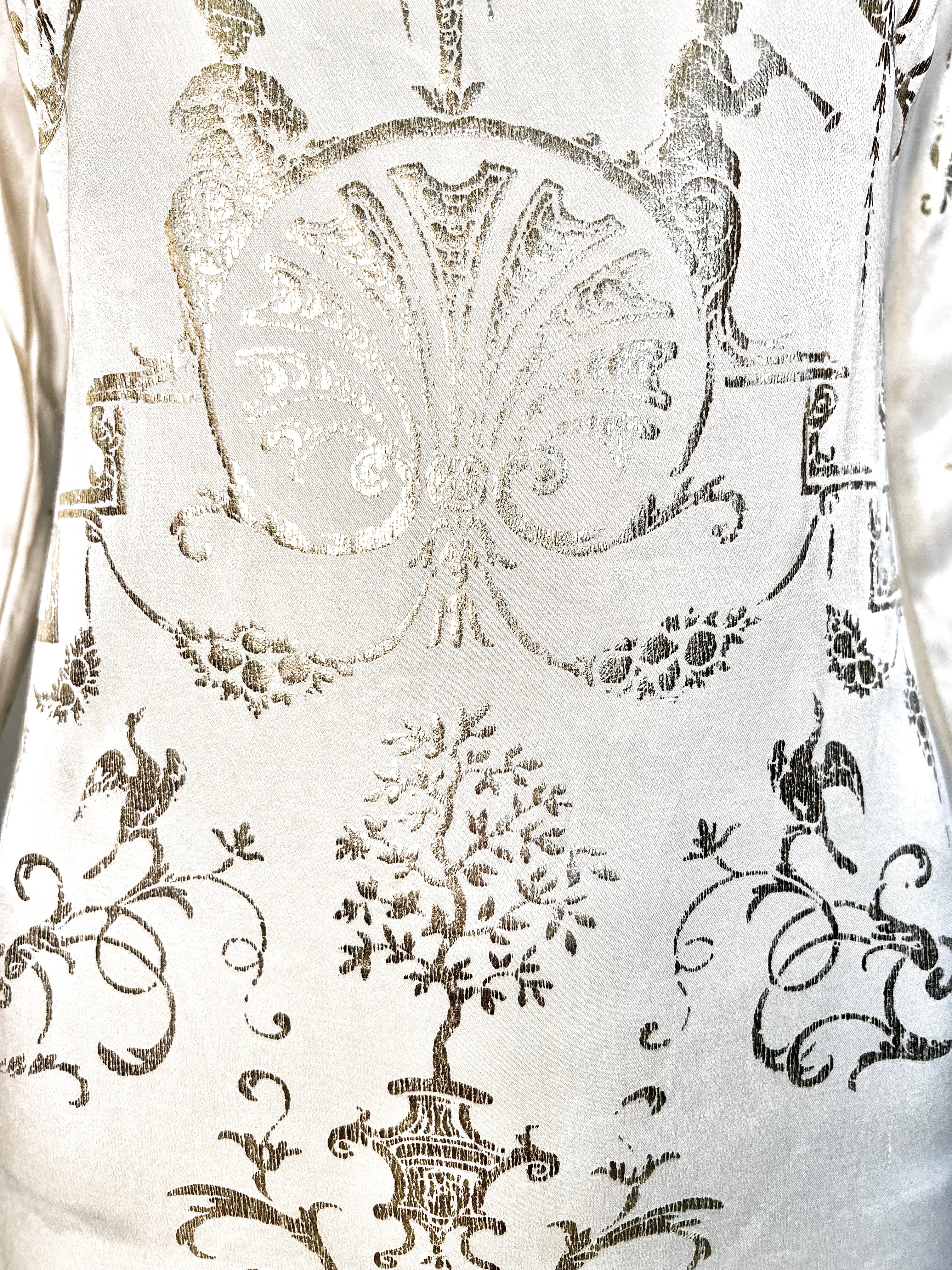 Vivienne Westwood 'Dressing Up' A/W 1991/1992 Boulle Dress in Pearl White, detail 2