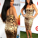 Dolce & Gabbana Y2K Iconic Silk Leopard Print Bustier Dress, Kimora Lee Simmons