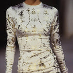 Vivienne Westwood 'Dressing Up' A/W 1991/1992 Boulle Dress in Pearl White, runway