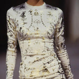 Vivienne Westwood 'Dressing Up' A/W 1991/1992 Boulle Dress in Pearl White, runway