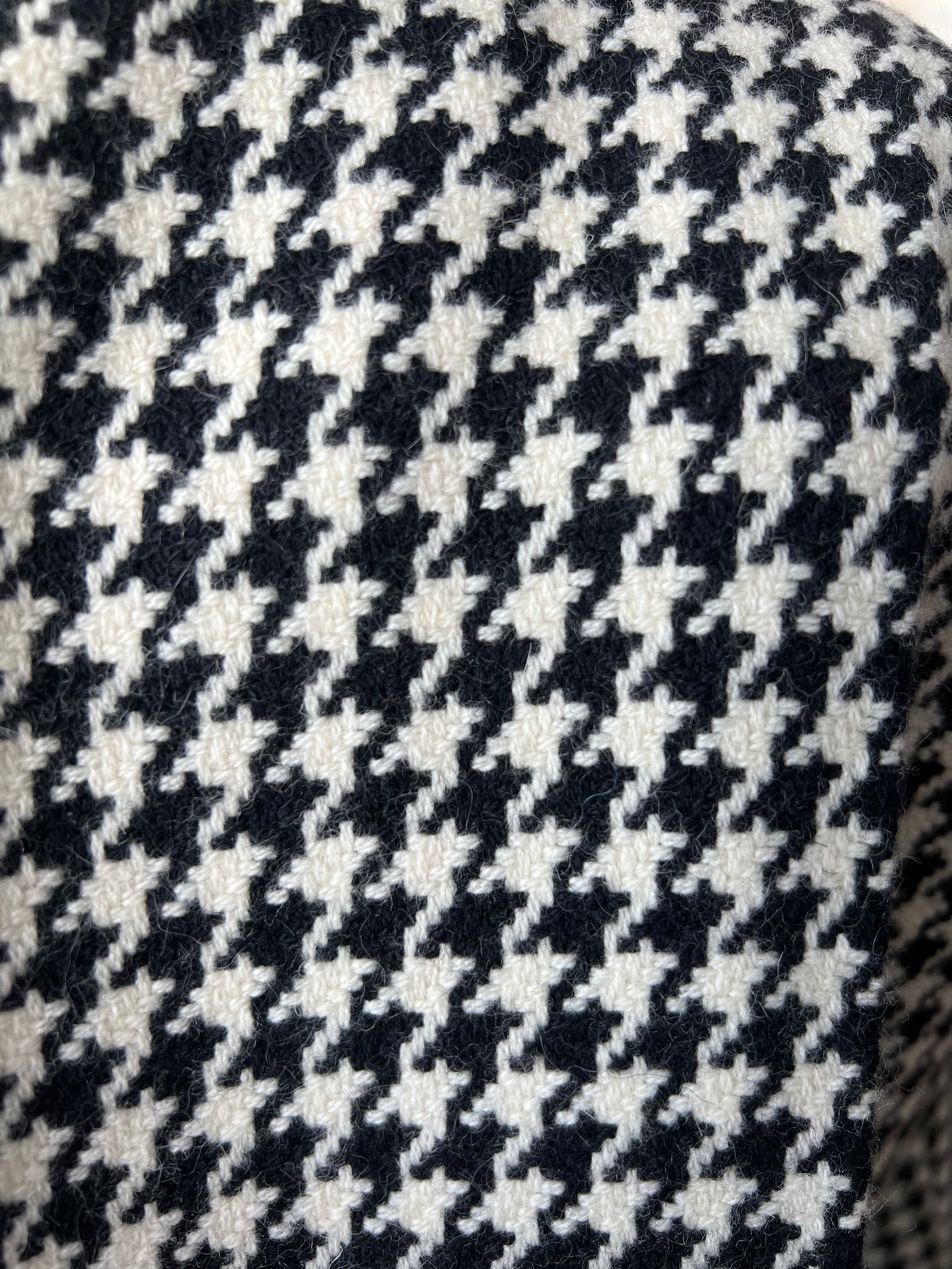 Yohji Yamamato Houndstooth Wool Trousers, close up