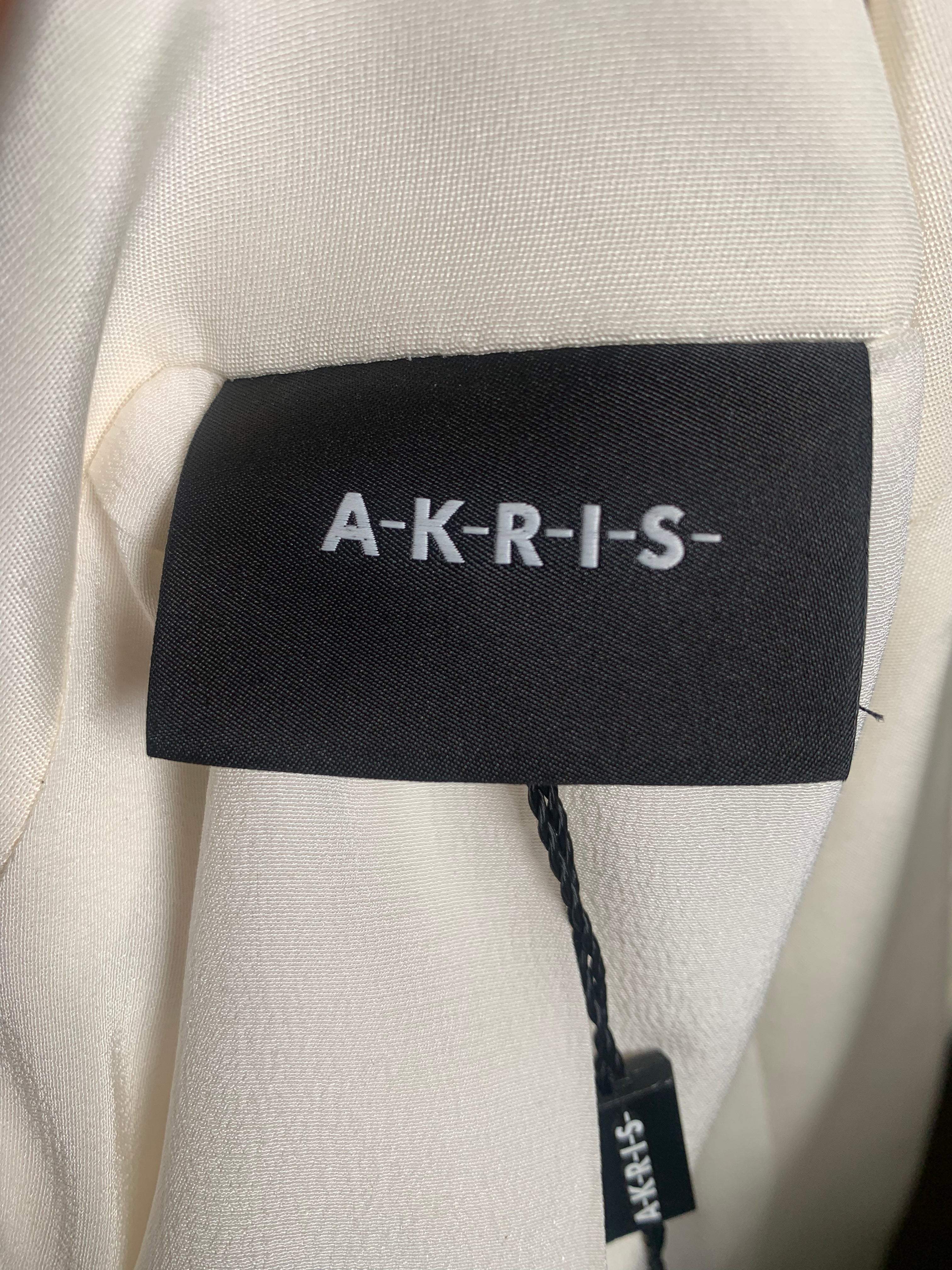 Akris Animated Faces White Suit Jacket LABEL PHOTO 7 OF 10