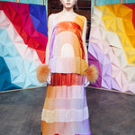 Tsumori Chisato Fall 2016 RTW Rainbow Dress RUNWAY PHOTO 6 OF 7