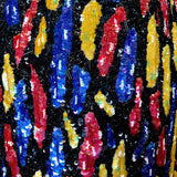 Mila Schon 80s Heavily Beaded and Sequined Cocktail Skirt DETAIL 4of 5