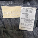 Krizia Y2K Silver Sheer Crinkled Shirt & Pants Ensemble  LABEL 6 of 6