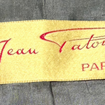 Jean Patou Haute Couture Late 50s Silk Window Check Dress/Jacket Ensemble LABEL PHOTO 7 OF 7