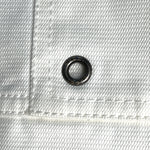 Tom Ford for Gucci S/S 2003 White Belted Utility Mini Skirt, hardware