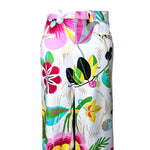 Gucci Tom Ford Era S/S 1999 White Tropical Print Pants, back detail