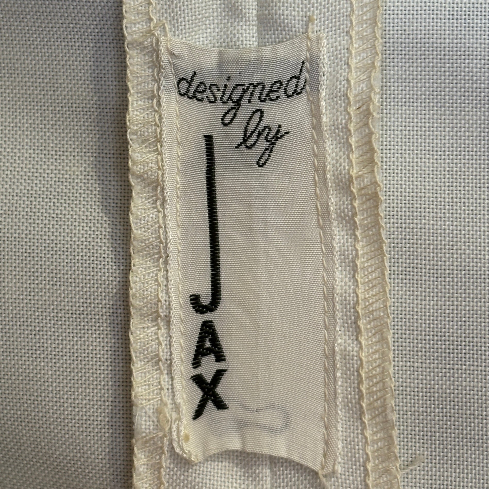 JAX Late 1960s Sailor-Inspired Dress, label