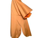 Bill Gibb Orange Pleated Tie Front Jacket SIDE PHOTO 3 OF 10