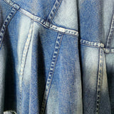 Junya Watanabe COMME des GARÇONS 2001 Tiered Deconstructed Denim Skirt NWT DETAIL PHOTO 6 OF 7