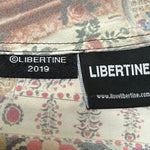 Libertine '19 Bias Cut Novelty Collage Skirt CARE TAG 6 OF 6 