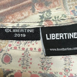 Libertine '19 Bias Cut Novelty Collage Skirt CARE TAG 6 OF 6 