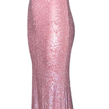 Donna Karan Pink Sequin Strapless Gown PROFILE PHOTO 2 OF 6