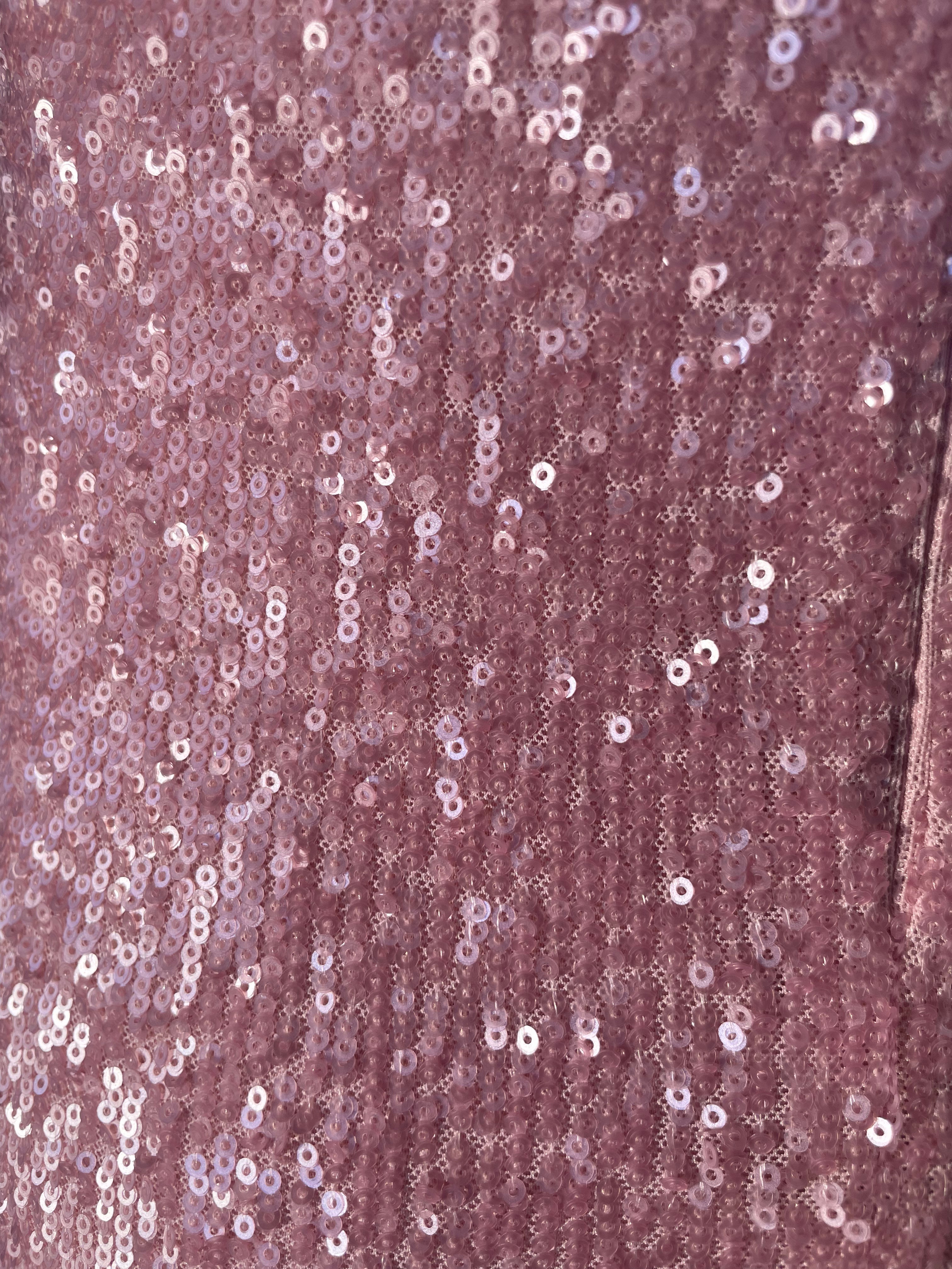 Donna Karan Pink Sequin Strapless Gown DETAIL PHOTO 6 OF 6