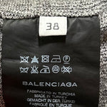 Balenciaga Moto Jacket with Lace-Up Sides LABEL PHOTO 7 OF 7