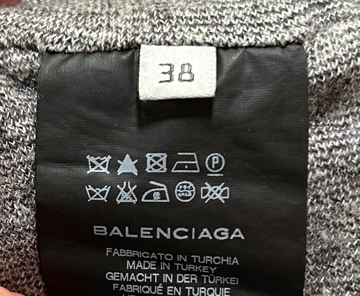 Balenciaga Moto Jacket with Lace-Up Sides LABEL PHOTO 7 OF 7