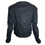 Balenciaga Moto Jacket with Lace-Up Sides BACK PHOTO 4 OF 7