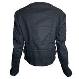 Balenciaga Moto Jacket with Lace-Up Sides BACK PHOTO 4 OF 7