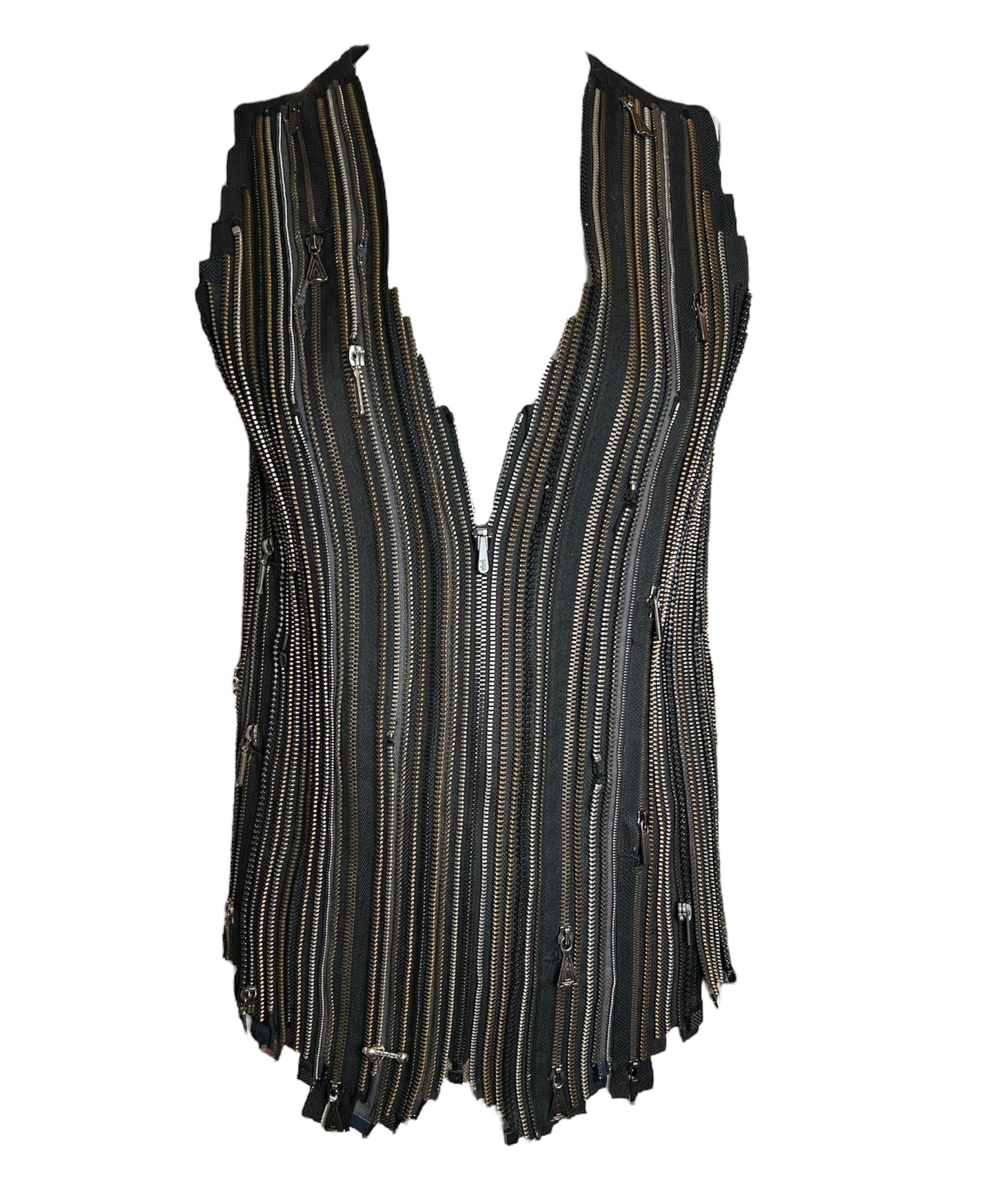 Zambesi Zipper Vest FRONT PHOTO ZIPPERS CLOSED 2 OF 7