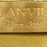 Lanvin Winter 2007 Golden Silk Ruched Mini Dress LABEL PHOTO 5 OF 5