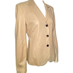  Loro Piana Beige Leather Jacket PROFILE PHOTO 2 OF 7