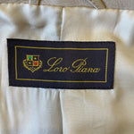  Loro Piana Beige Leather Jacket LABEL PHOTO 5 OF 7