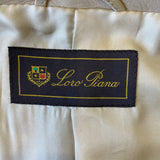  Loro Piana Beige Leather Jacket LABEL PHOTO 5 OF 7