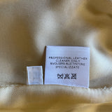  Loro Piana Beige Leather Jacket CARE LABEL PHOTO 6 OF 7