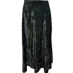 Yoshiki Hisinuma Velvet Green Textured Avant-Garde Ensemble FRONT SKIRT PHOTO 5 OF 7