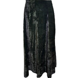 Yoshiki Hisinuma Velvet Green Textured Avant-Garde Ensemble FRONT SKIRT PHOTO 5 OF 7