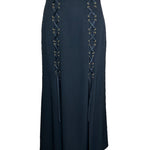 Moschino Cheap & Chic Lace-Up High Slit Maxi Skirt FRONT PHOTO 1 OF 6