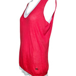 Gucci Red & White Cashmere Tank SIDE PHOTO 3 OF 6