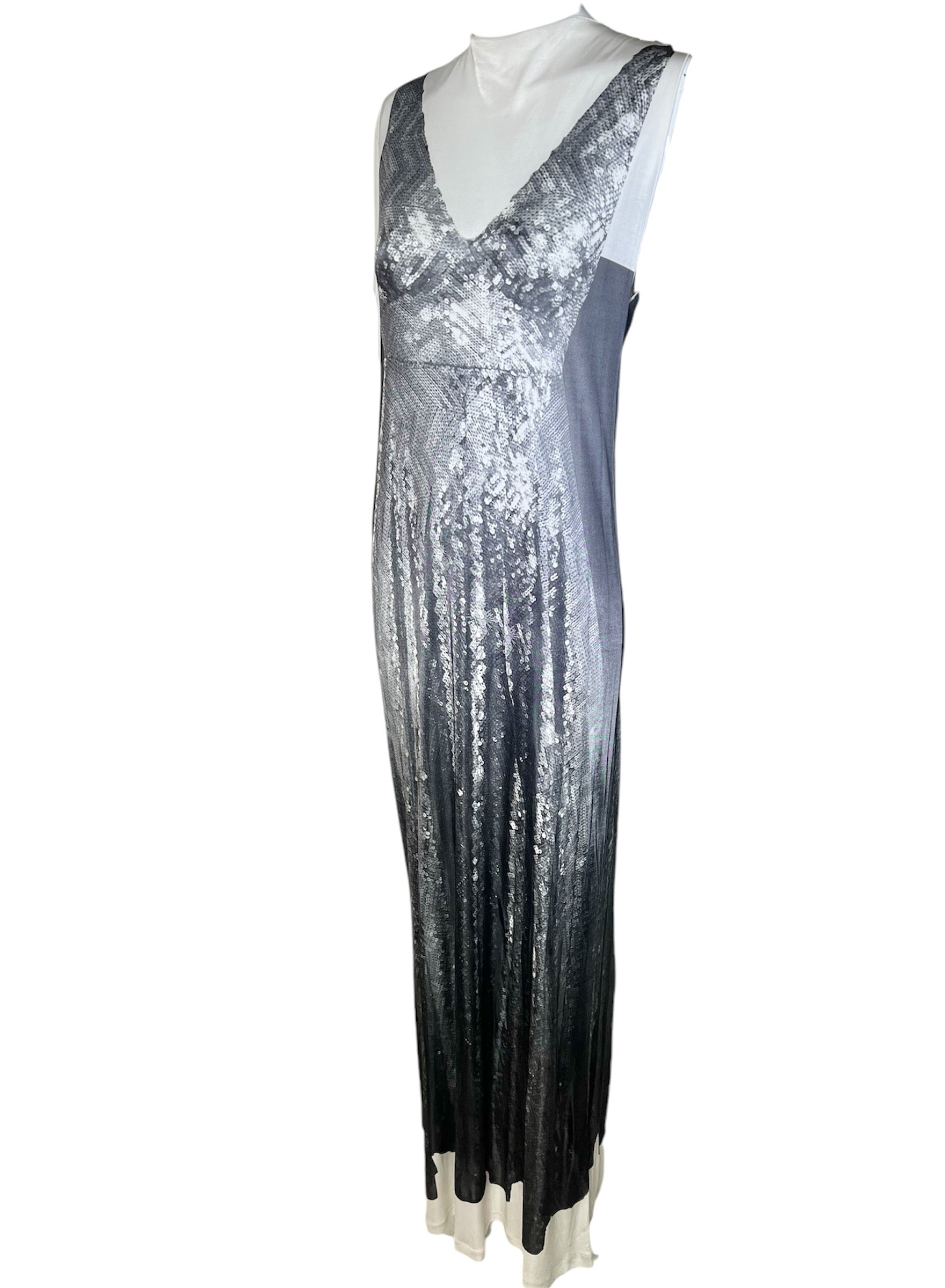 Maison Margiela Trompe L'oeil 2023 Re-Edition Tunic Faux Sequin Gown PROFILE PHOTO 2 OF 7