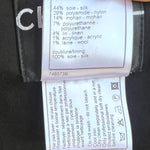 Chanel F/W 2005 Black Lightweight Metallic Tweed Cropped Jacket, tags