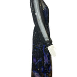  Paul-Louis Orrier 70s Galaxy Gown Chiffon Ensemble FULL ENSEMBLE SIDE PHOTO 3 OF 7