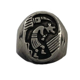 Hopi Kokopelli Sterling Silver Ring Size 10 FRONT PHOTO 1 OF 3