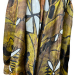 Donna Karan Spring 2012 Tribal Print Cross-Neck Dress DETAIL FABRIC PHOTO 5 OF 8