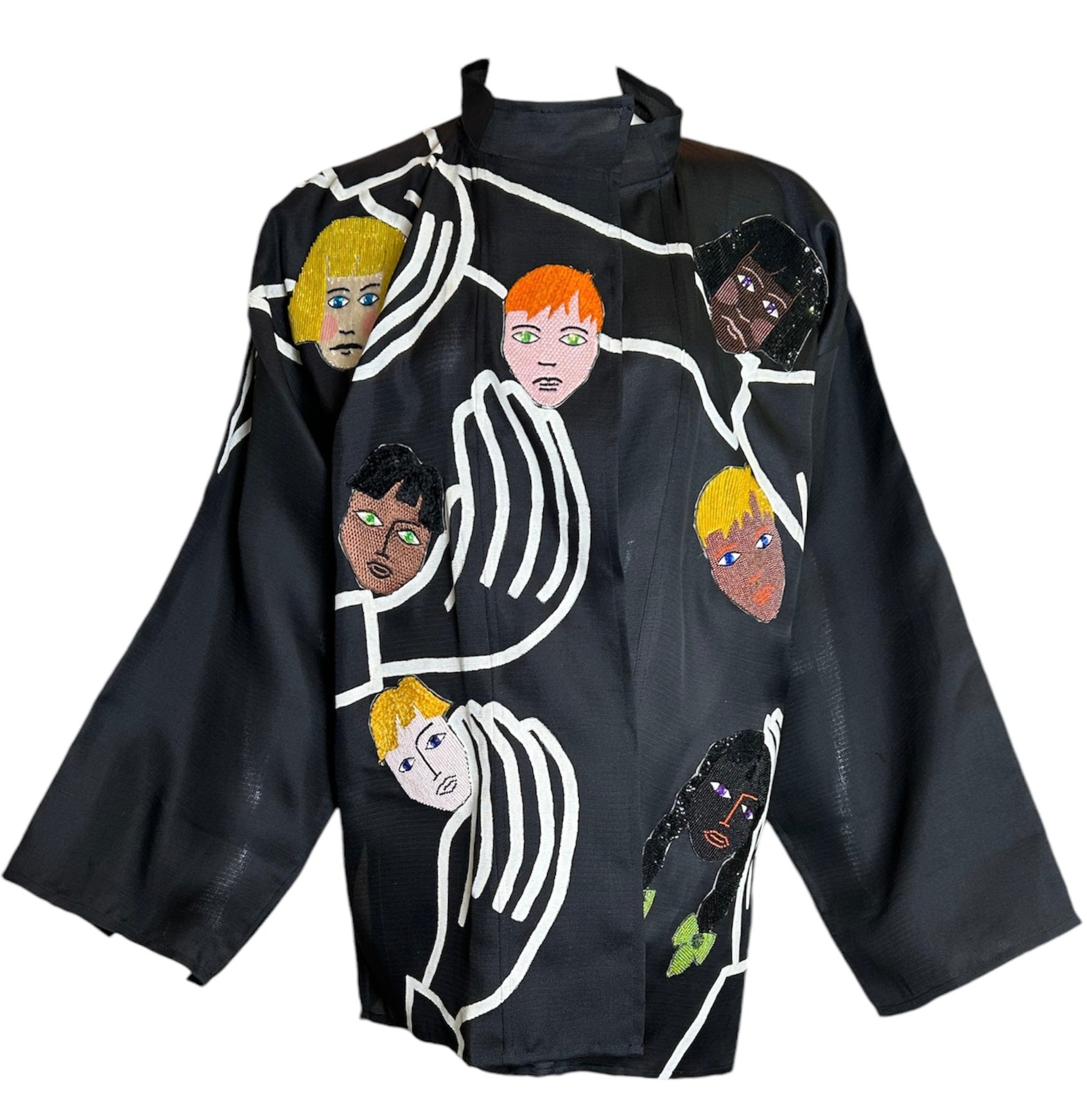  Jean-Charles de Castelbajac Hands & Faces Jacket FRONT PHOTO 1 OF 8