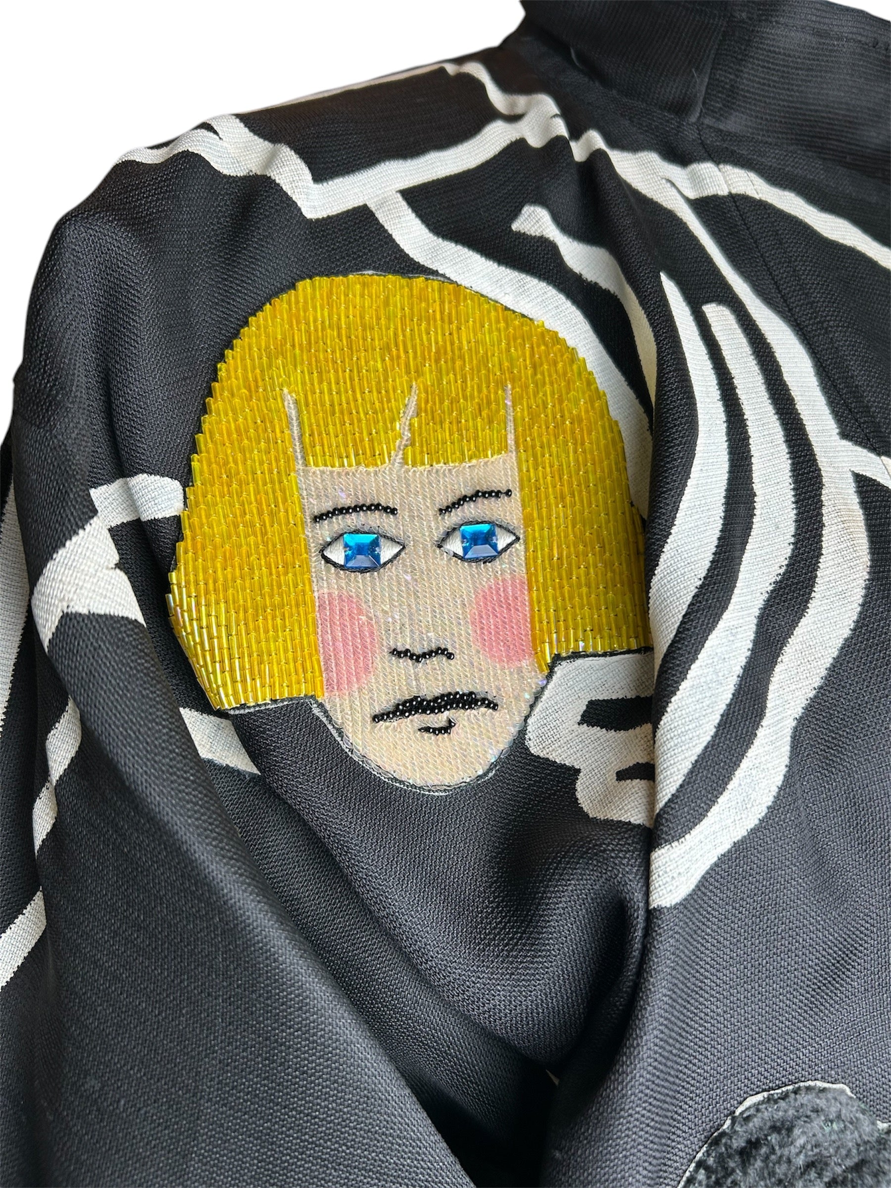  Jean-Charles de Castelbajac Hands & Faces Jacket DETAIL PHOTO FACE 5 OF 8