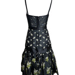 Alexander McQueen 2016 Resort Floral Reverse-Print Bustier Dress BACK PHOTO 5 OF 7