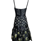 Alexander McQueen 2016 Resort Floral Reverse-Print Bustier Dress BACK PHOTO 5 OF 7