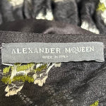 Alexander McQueen 2016 Resort Floral Reverse-Print Bustier Dress LABEL PHOTO 6 OF 7