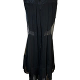 Chloé Silk Chiffon Cocktail Pleated Dress with Sash BACK PHOTO 5 OF 7