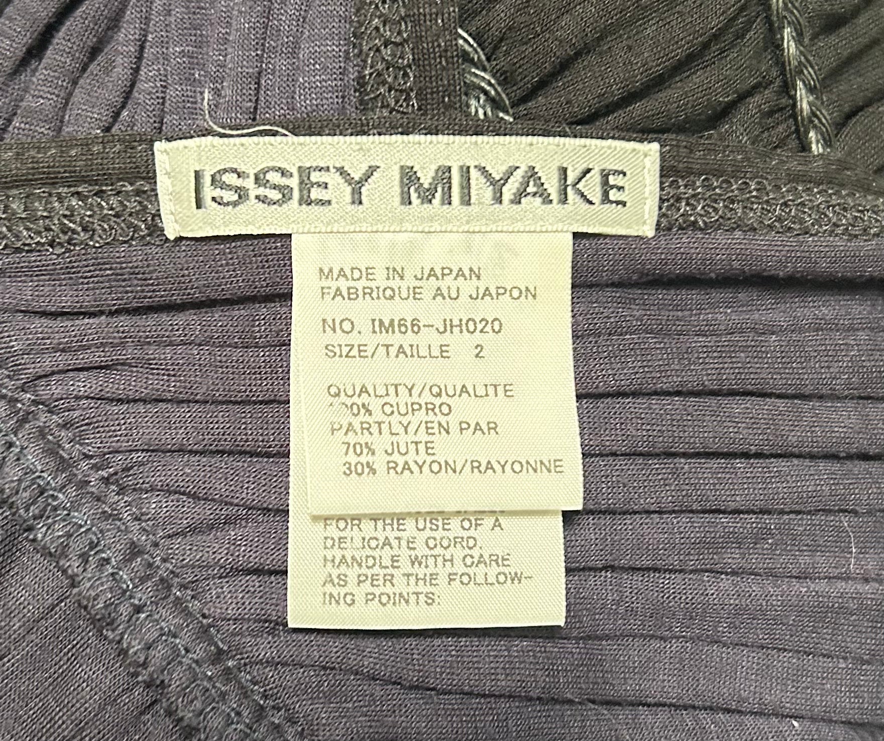  Issey Miyake Pleated Tiered Goddess Dress TAG PHOTO 5 OF 5